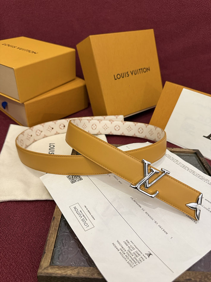 ルイヴィトン アウトレット店舗 LV ベルト トリオ 20MM リバーシブル モノグラム・デュンヌ 2702159 ヴィトン ベルト 値段 - 画像 (3)