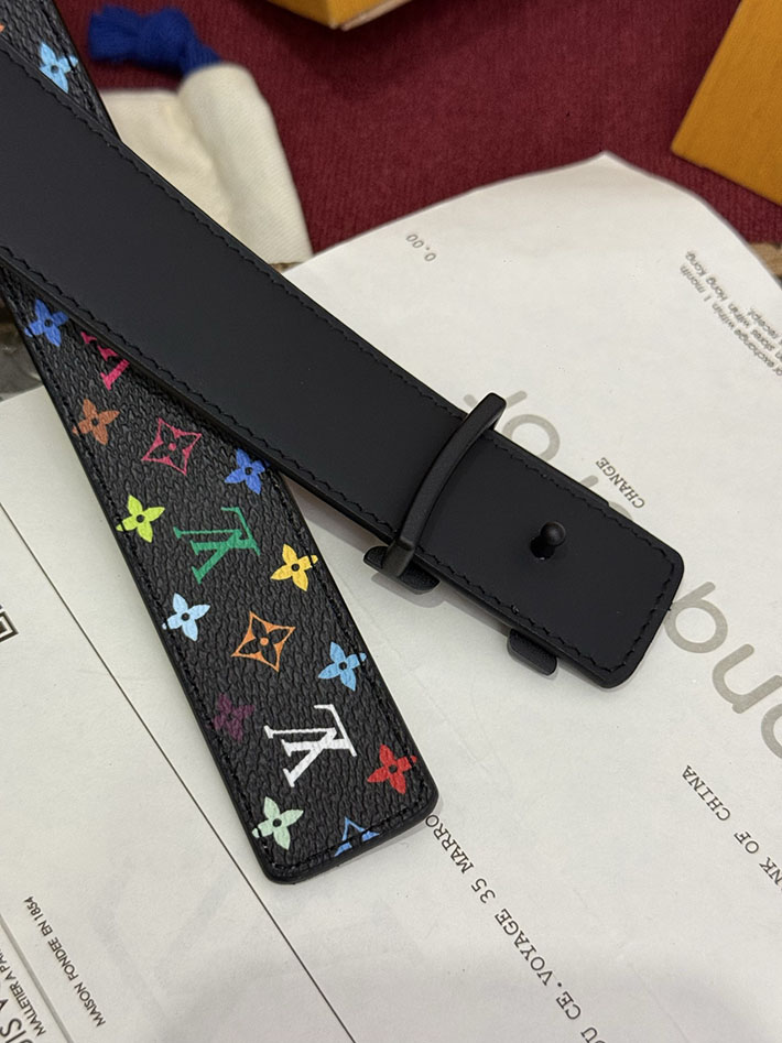 ルイヴィトン アウトレット店舗 LV サンチュール・LVイニシャルベルト 30mm モノグラム・マルチカラー 2702160 ルイヴィトン ベルト アウトレット - 画像 (4)