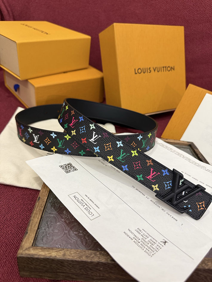 ルイヴィトン アウトレット店舗 LV サンチュール・LVイニシャルベルト 30mm モノグラム・マルチカラー 2702160 ルイヴィトン ベルト アウトレット - 画像 (3)