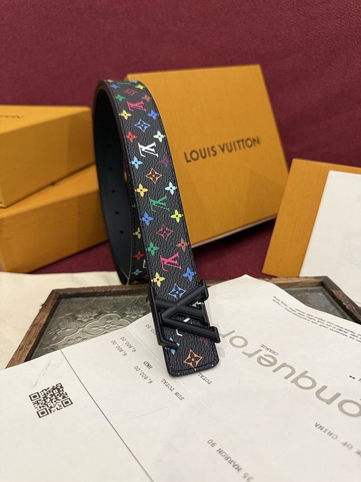 ルイヴィトン アウトレット店舗 LV サンチュール・LVイニシャルベルト 30mm モノグラム・マルチカラー 2702160 ルイヴィトン ベルト アウトレット - 画像 (2)