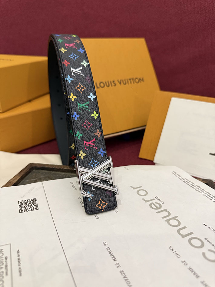 ルイヴィトン アウトレット店舗 LV サンチュール・LVイニシャルベルト 30mm モノグラム・マルチカラー 2702161 ヴィトン ベルト レディース - 画像 (2)