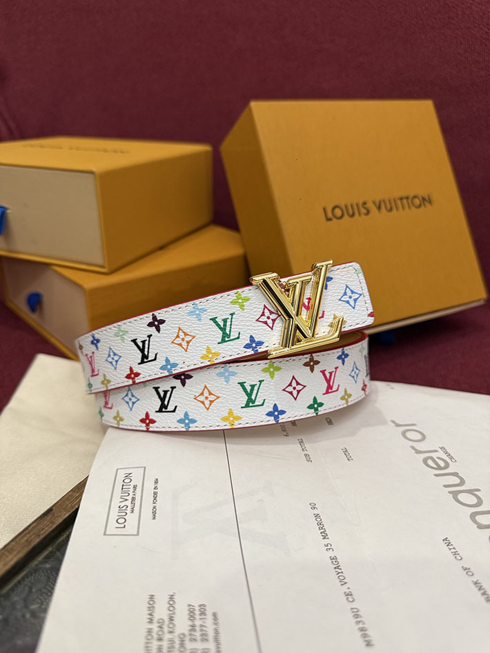 ルイヴィトン アウトレット店舗 LV サンチュール・LVイニシャルベルト 30mm モノグラム・マルチカラー 2702162 ルイヴィトン ベルト 新作 - 画像 (6)