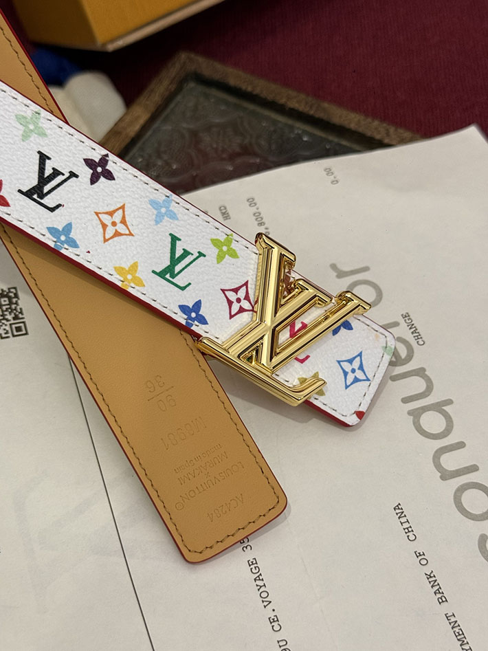 ルイヴィトン アウトレット店舗 LV サンチュール・LVイニシャルベルト 30mm モノグラム・マルチカラー 2702162 ルイヴィトン ベルト 新作 - 画像 (5)