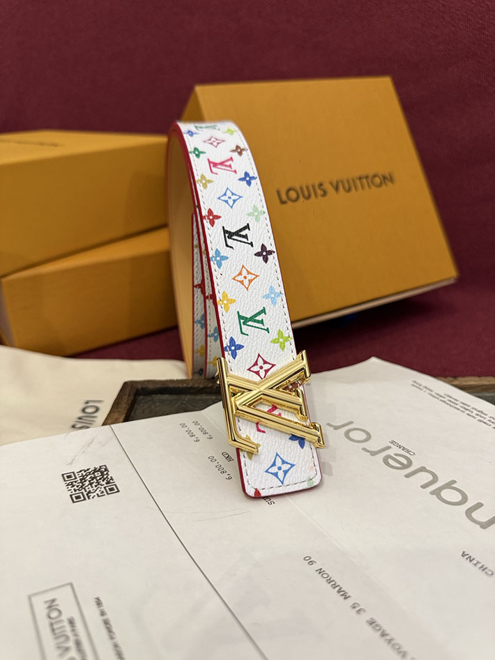 ルイヴィトン アウトレット店舗 LV サンチュール・LVイニシャルベルト 30mm モノグラム・マルチカラー 2702162 ルイヴィトン ベルト 新作 - 画像 (2)