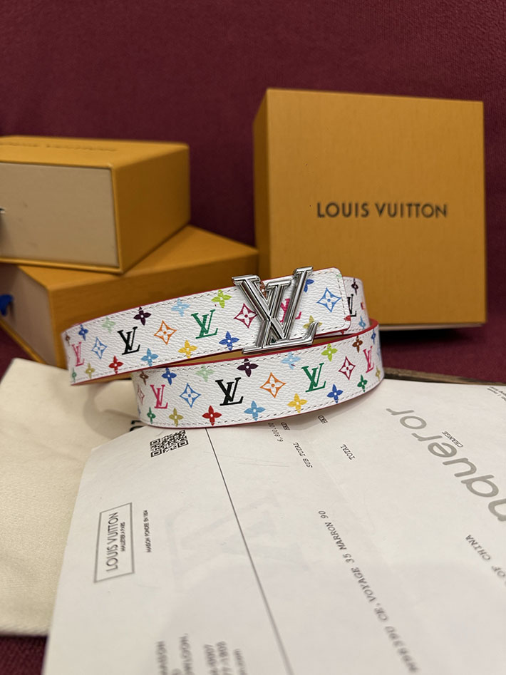 ルイヴィトン アウトレット店舗 LV サンチュール・LVイニシャルベルト 30mm モノグラム・マルチカラー 2702163 ルイヴィトン ベルト 革交換 - 画像 (6)