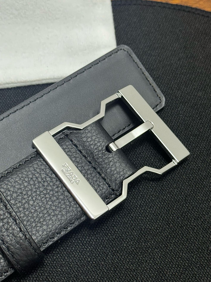 プラダ アウトレット店舗 PRADA サフィアーノレザーリバーシブルベルト 40mm スティールバックル 2702166 プラダ ベルト コピー - 画像 (3)