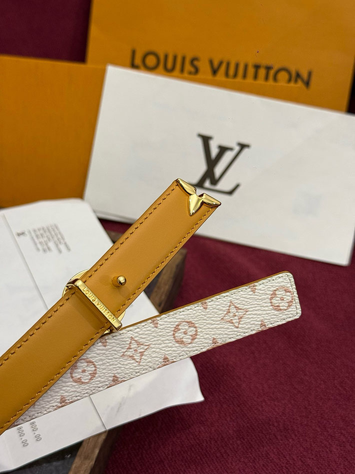 ルイヴィトン アウトレット店舗 LV ベルト・フラワーグラム 20MM リバーシブル レディース 2702174 ルイヴィトン ベルト アウトレット - 画像 (4)