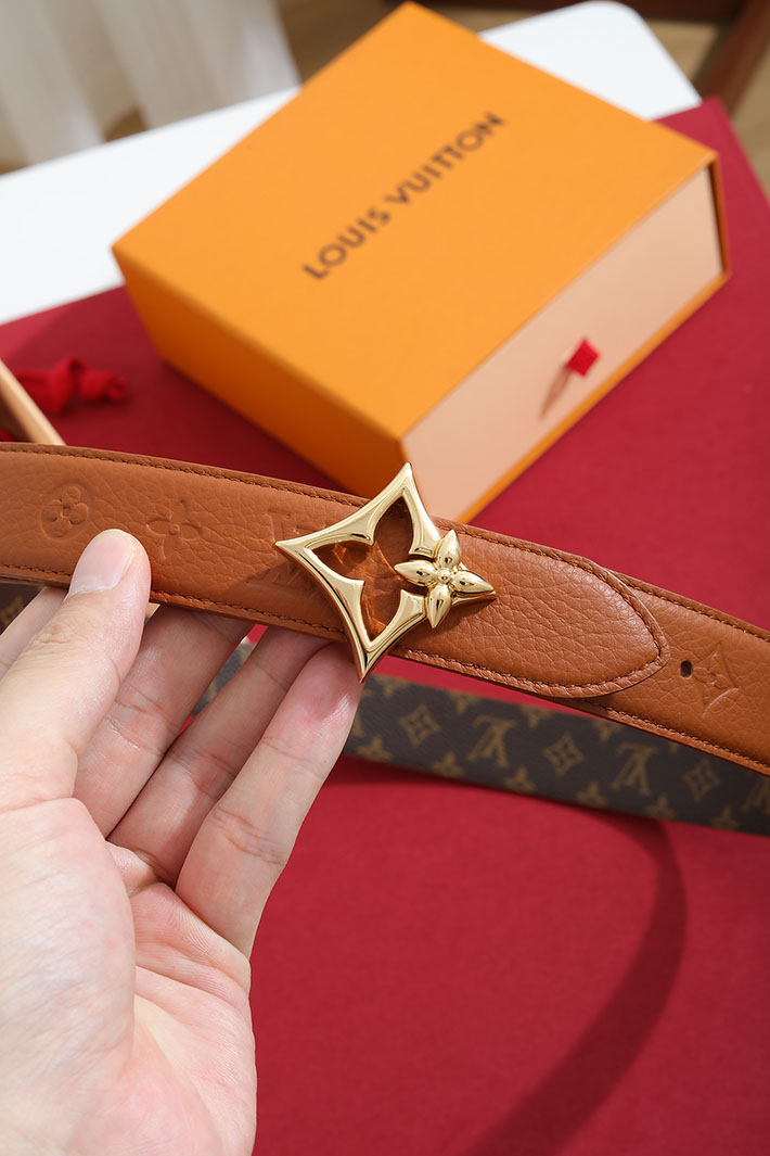 ルイヴィトン アウトレット店舗 LV ベルト・フラワーグラム 30MM レディース リバーシブル 2702198 ルイヴィトン ベルト レディース 人気 - 画像 (4)