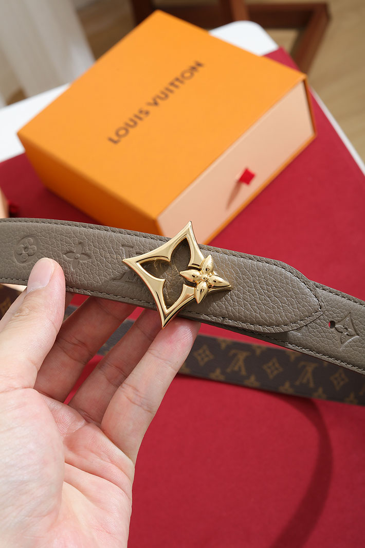 ルイヴィトン アウトレット店舗 LV ベルト・フラワーグラム 30MM レディース リバーシブル 2702199 ルイヴィトン ベルト レディース サイズ - 画像 (5)
