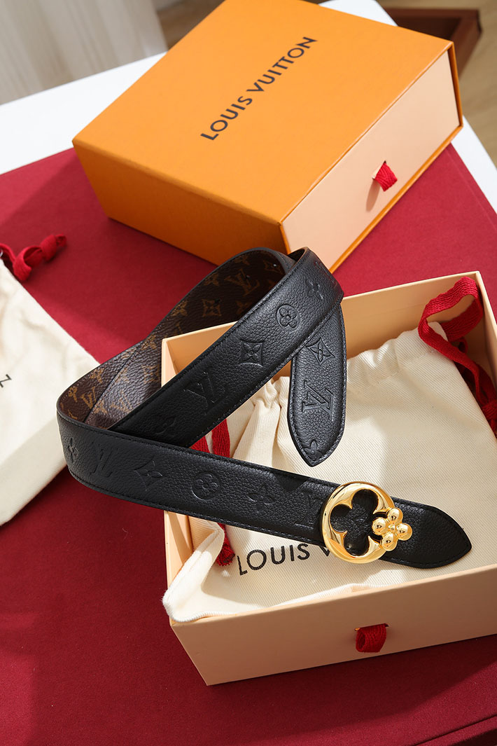 ルイヴィトン アウトレット店舗 LV ベルト・フラワーグラム 30MM レディース リバーシブル 2702201 ルイヴィトン ベルト アウトレット - 画像 (9)