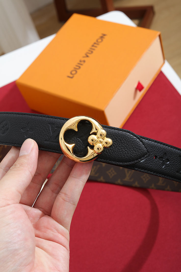 ルイヴィトン アウトレット店舗 LV ベルト・フラワーグラム 30MM レディース リバーシブル 2702201 ルイヴィトン ベルト アウトレット - 画像 (7)
