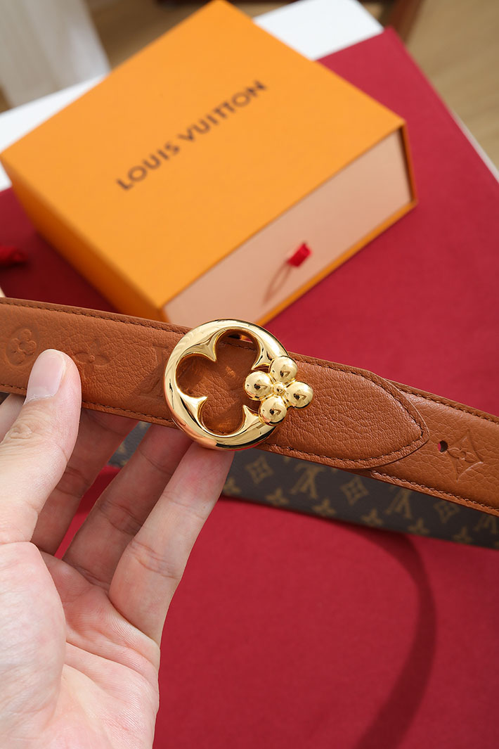 ルイヴィトン アウトレット店舗 LV ベルト・フラワーグラム 30MM レディース リバーシブル 2702202 ルイヴィトン ベルト 値段 - 画像 (5)