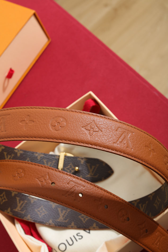ルイヴィトン アウトレット店舗 LV ベルト・フラワーグラム 30MM レディース リバーシブル 2702202 ルイヴィトン ベルト 値段 - 画像 (3)