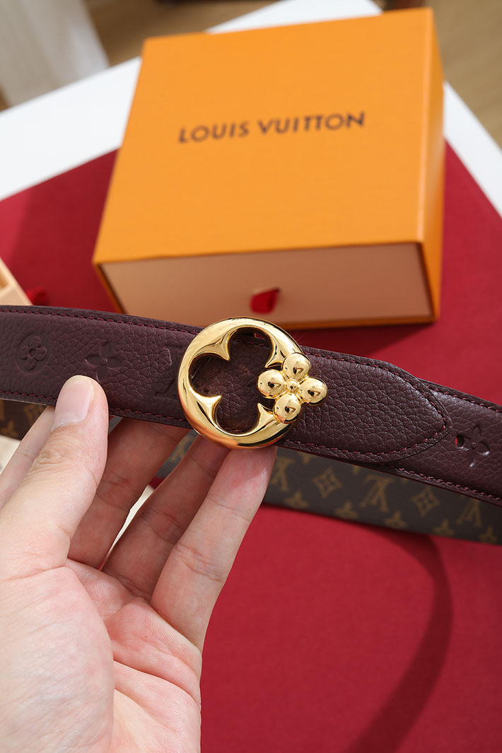 ルイヴィトン アウトレット店舗 LV ベルト・フラワーグラム 30MM レディース リバーシブル 2702204 ルイヴィトン ベルト 公式 - 画像 (7)