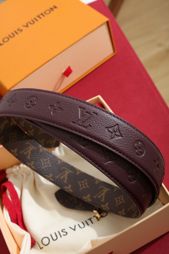 ルイヴィトン アウトレット店舗 LV ベルト・フラワーグラム 30MM レディース リバーシブル 2702204 ルイヴィトン ベルト 公式 - 画像 (2)