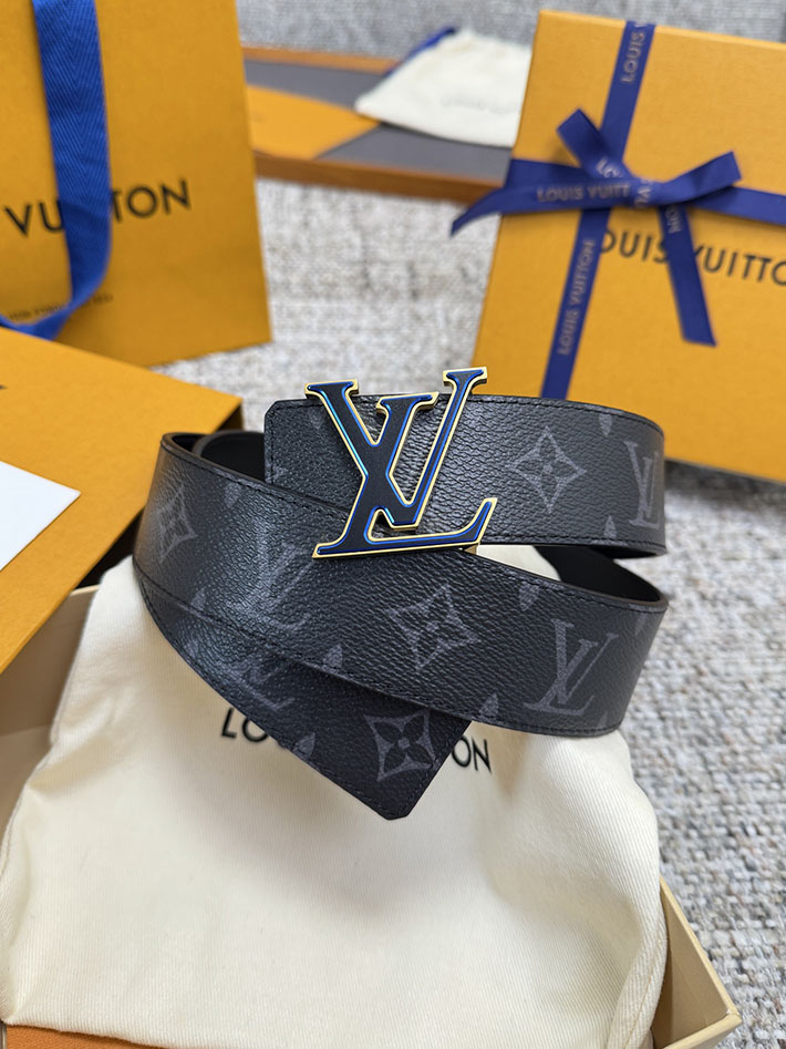 ルイヴィトン アウトレット店舗 LV ベルト サンチュール イニシャル 40MM リバーシブル ロゴ モノグラム 2702228 ヴィトン ベルト メンズ バックル - 画像 (3)