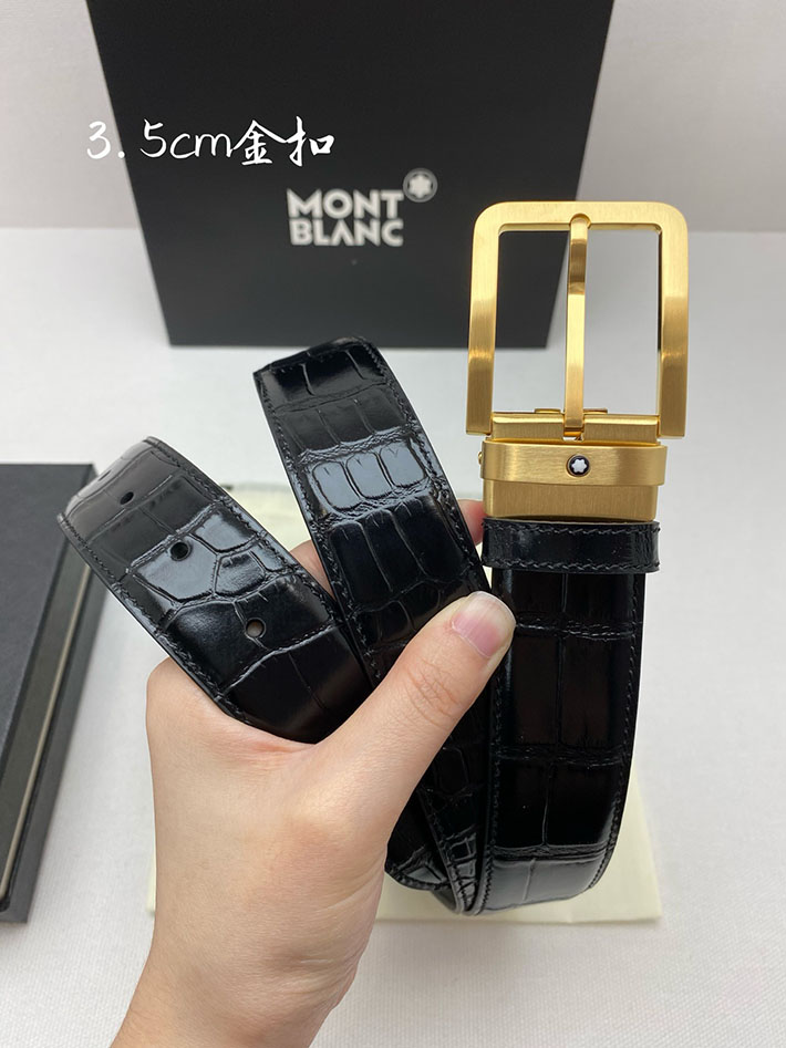モンブラン アウトレット 店舗 Montblanc レクタンギュラー ベルト メンズ 35mm カウハイドレザー 2702239 モンブラン ベルト リバーシブル - 画像 (6)