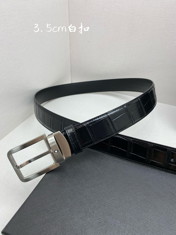 モンブラン アウトレット 店舗 Montblanc レクタンギュラー ベルト メンズ 35mm カウハイドレザー 2702240 モンブラン ベルト コピー - 画像 (6)