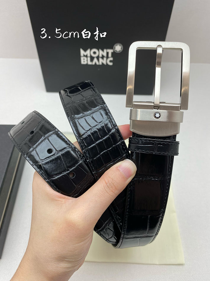 モンブラン アウトレット 店舗 Montblanc レクタンギュラー ベルト メンズ 35mm カウハイドレザー 2702240 モンブラン ベルト コピー - 画像 (5)