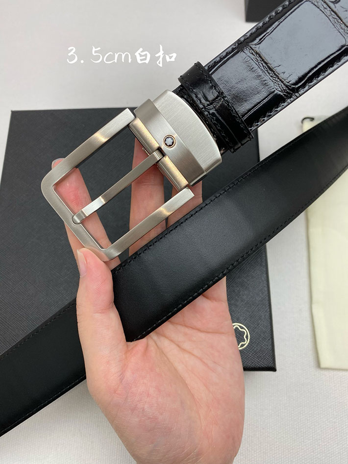 モンブラン アウトレット 店舗 Montblanc レクタンギュラー ベルト メンズ 35mm カウハイドレザー 2702240 モンブラン ベルト コピー - 画像 (4)