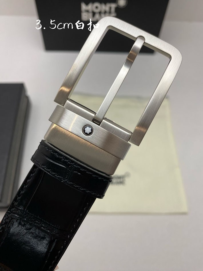 モンブラン アウトレット 店舗 Montblanc レクタンギュラー ベルト メンズ 35mm カウハイドレザー 2702240 モンブラン ベルト コピー - 画像 (3)