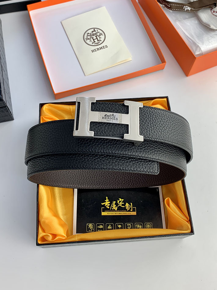 エルメス アウトレット 店舗 Hermès コンスタンスベルト Hバックル 40mm リバーシブル メンズ 2702242 エルメス ベルト コピー - 画像 (4)