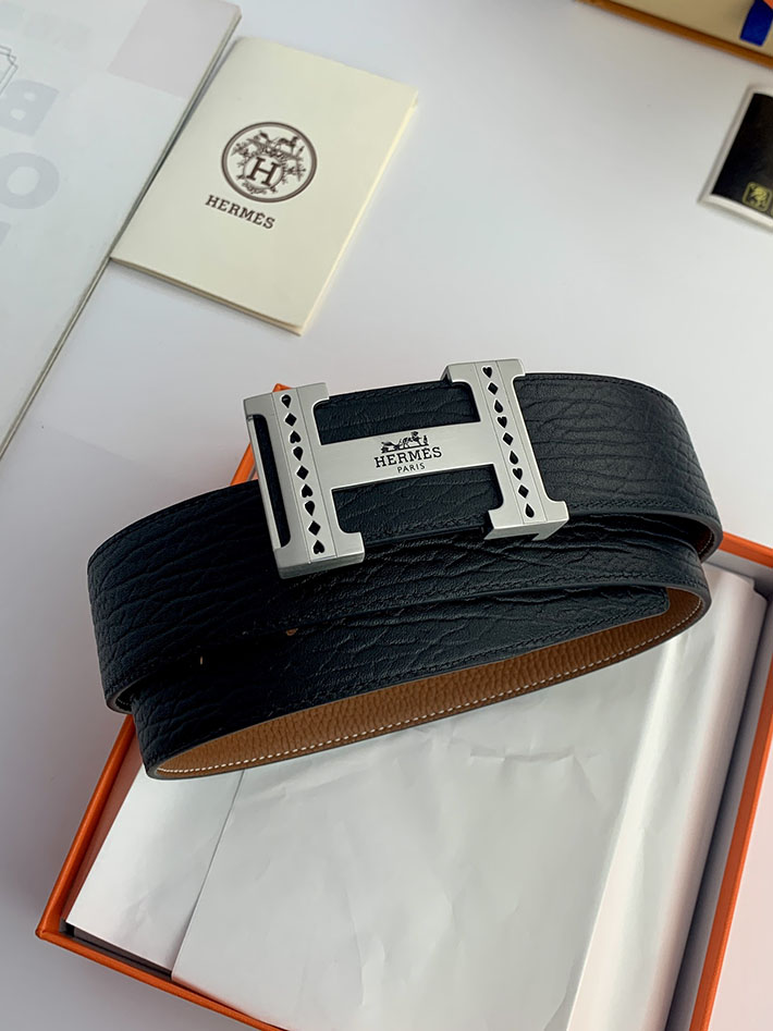 エルメス アウトレット 店舗 Hermès コンスタンスベルト Hバックル 40mm リバーシブル メンズ 2702244 エルメス ベルトバックル - 画像 (4)