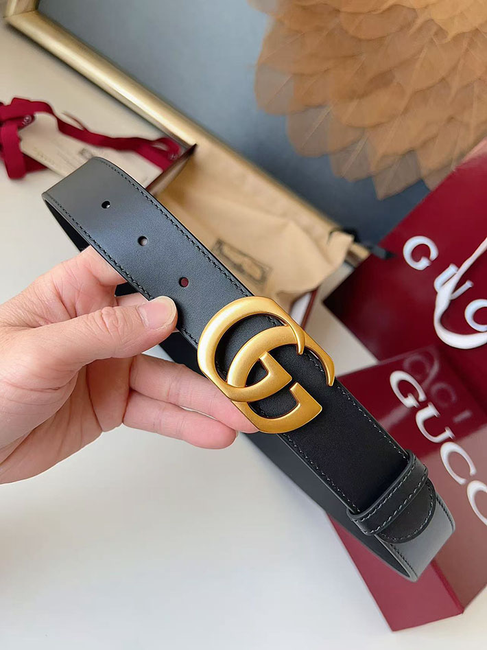 グッチ アウトレット店舗 GUCCI カット GGエンブレム スリムベルト 20mm レディース ダブルGバックル 2702253 グッチ ベルト アウトレット 価格 - 画像 (8)