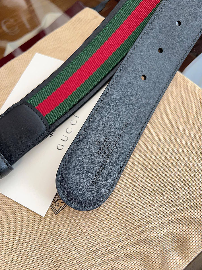 グッチ アウトレット店舗 GUCCI ダブルGバックル 40mm GGスプリームキャンバス リバーシブルベルト 2702257 グッチ ベルト アウトレット 価格 - 画像 (5)