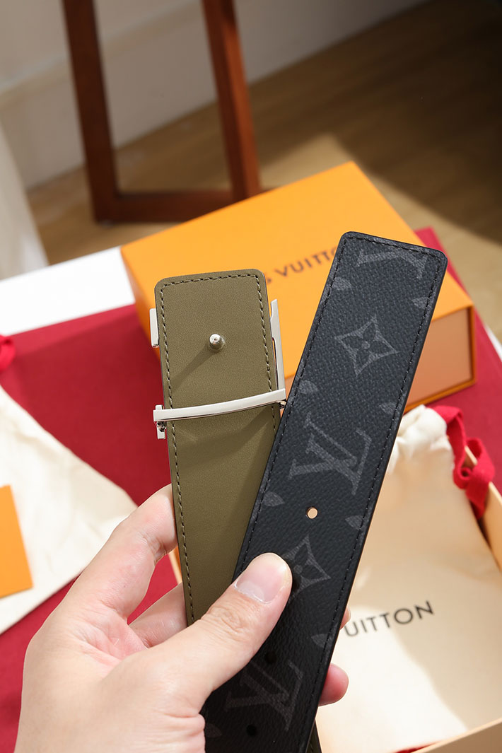 ルイヴィトン アウトレット店舗 LV ベルト・LV イニシャル 40MM リバーシブル メンズ 2702302 ルイヴィトン ベルト 新作 - 画像 (3)