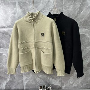 エルメス ニット ジャケット メンズ