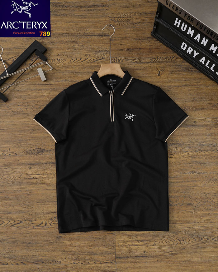 アークテリクス 服 コピー 人気店 ARC'TERYX 26ssメンズ カジュアル 半袖ハーフジップポロシャツ 高級 JP4649(644) アークテリクス ポロシャツ メンズ 白 - 画像 (9)