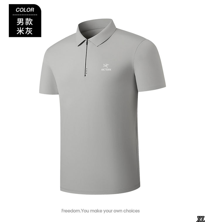 アークテリクス 服 コピー 人気店 ARC'TERYX 26ss夏用 男女兼用 スマートカジュアル 半袖ポロシャツ メンズ 涼しいJP4649(645) アークテリクス ポロシャツ 速乾 - 画像 (2)