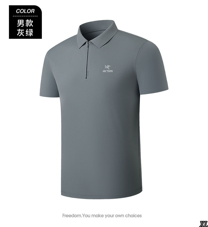アークテリクス 服 コピー 人気店 ARC'TERYX 26ss夏用 男女兼用 スマートカジュアル 半袖ポロシャツ メンズ 涼しいJP4649(645) アークテリクス ポロシャツ 速乾 - 画像 (7)