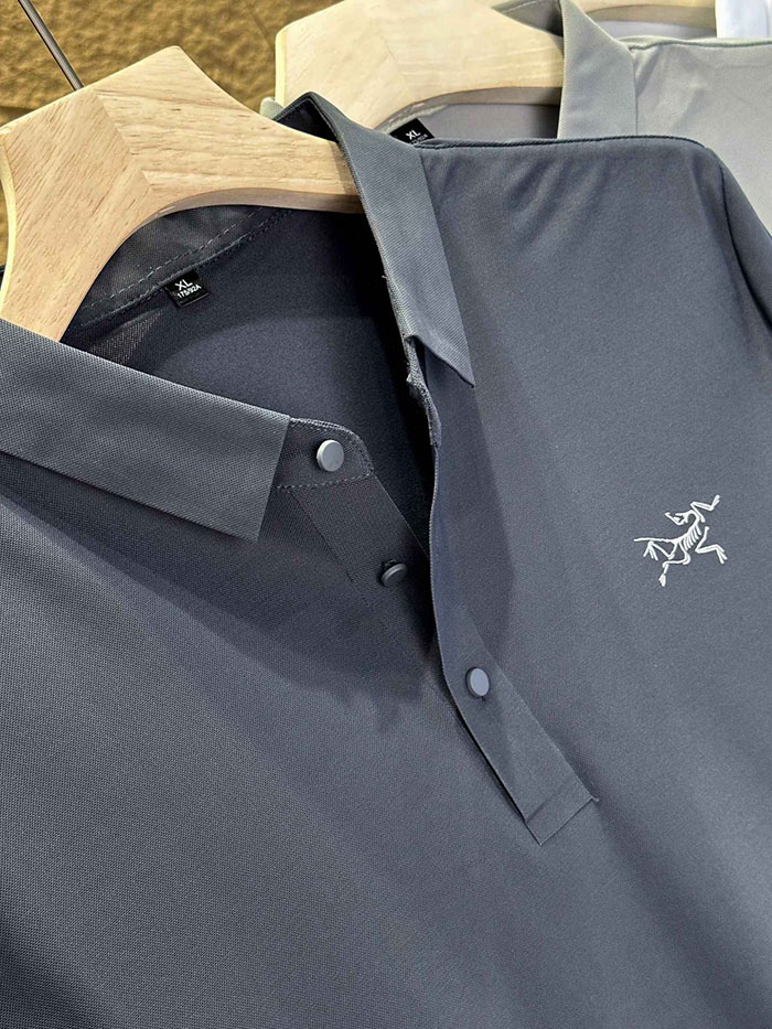 アークテリクス 服 コピー 人気店 ARC'TERYX 26ssメンズ 夏用 アイスシルク シームレス 速乾ポロシャツ JP4649(647) アークテリクス ポロシャツ 速乾 - 画像 (4)