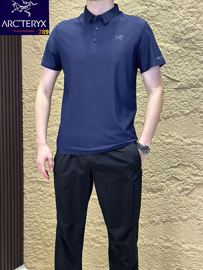 アークテリクス 服 コピー 人気店 ARC'TERYX 26ssメンズ 夏用 アイスシルク シームレス 速乾ポロシャツ JP4649(647) アークテリクス ポロシャツ 速乾 - 画像 (2)