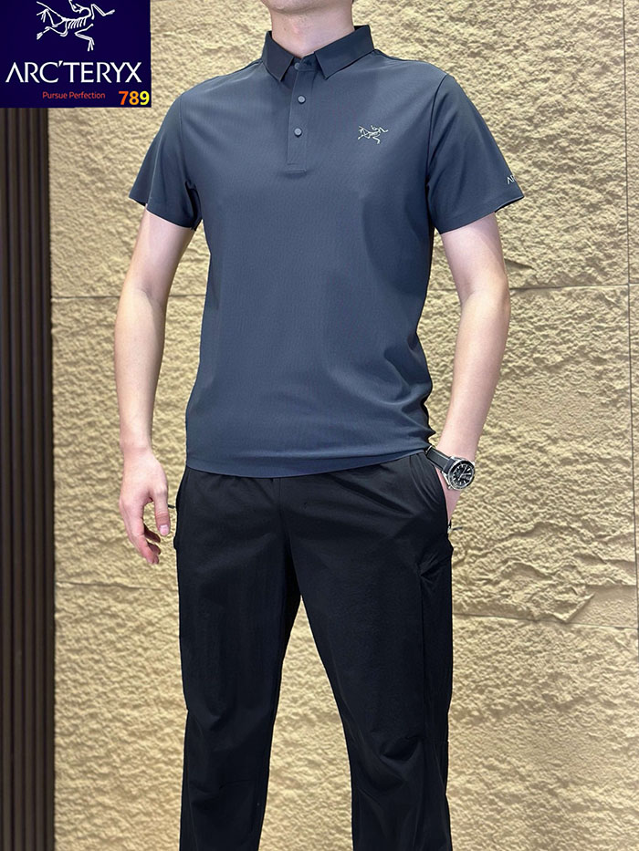 アークテリクス 服 コピー 人気店 ARC'TERYX 26ssメンズ 夏用 アイスシルク シームレス 速乾ポロシャツ JP4649(647) アークテリクス ポロシャツ 速乾 - 画像 (12)