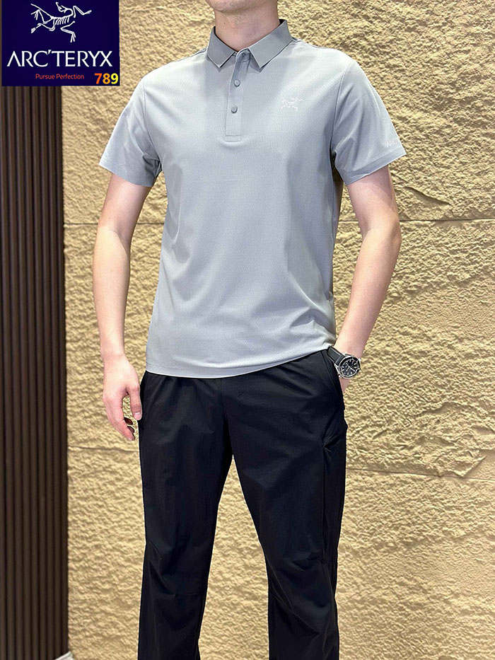 アークテリクス 服 コピー 人気店 ARC'TERYX 26ssメンズ 夏用 アイスシルク シームレス 速乾ポロシャツ JP4649(647) アークテリクス ポロシャツ 速乾 - 画像 (10)