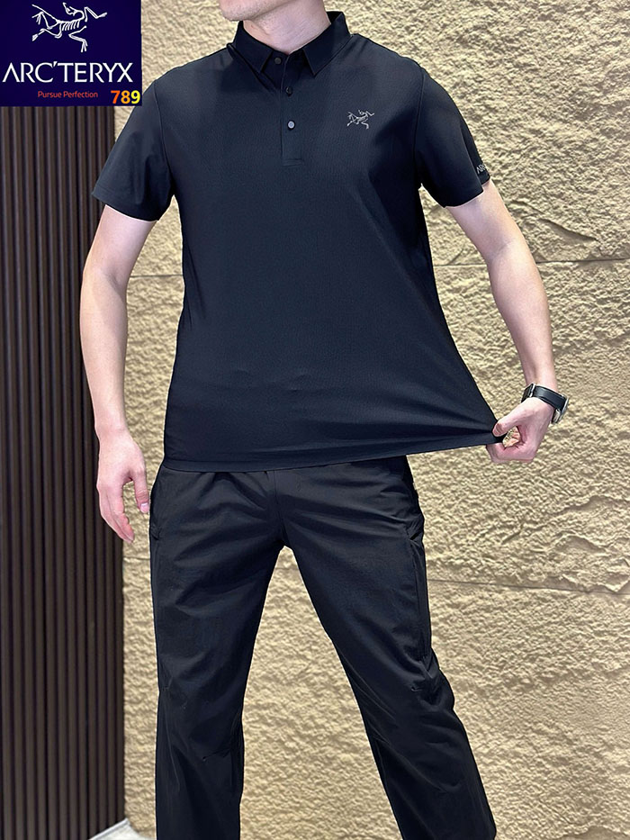 アークテリクス 服 コピー 人気店 ARC'TERYX 26ssメンズ 夏用 アイスシルク シームレス 速乾ポロシャツ JP4649(647) アークテリクス ポロシャツ 速乾 - 画像 (9)