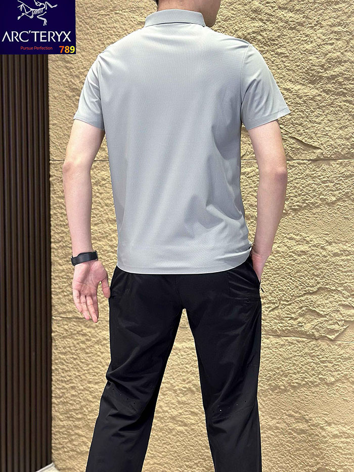 アークテリクス 服 コピー 人気店 ARC'TERYX 26ssメンズ 夏用 アイスシルク シームレス 速乾ポロシャツ JP4649(647) アークテリクス ポロシャツ 速乾 - 画像 (7)