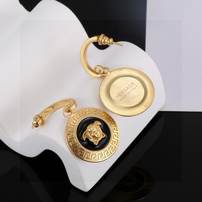 ヴェルサーチ アウトレット店舗 VERSACE ヴェルサーチ ラ メドゥーサ クリスタル イヤリング 2701734 ヴェルサーチ ピアス レディース - 画像 (4)