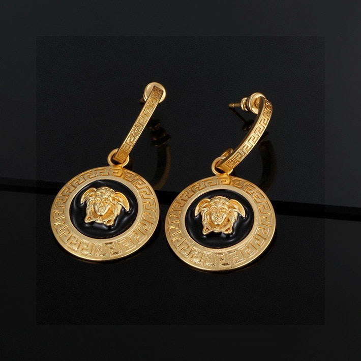 ヴェルサーチ アウトレット店舗 VERSACE ヴェルサーチ ラ メドゥーサ クリスタル イヤリング 2701734 ヴェルサーチ ピアス レディース - 画像 (3)