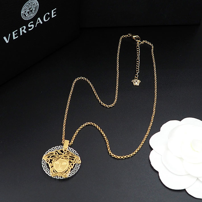 ヴェルサーチ アウトレット店舗 VERSACE ヴェルサーチ メドゥーサ ペンダント ネックレス 2701738 ヴェルサーチ ネックレス アウトレット - 画像 (2)