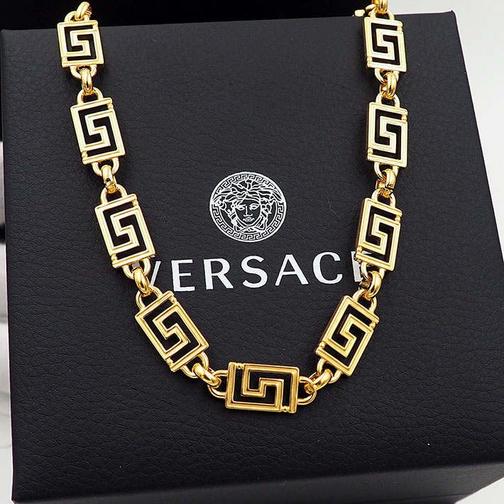 ヴェルサーチ アウトレット店舗 VERSACE ヴェルサーチ ベルサーチ グレカマニア メドゥーサ チェーンネックレス 2701741 ヴェルサーチ ネックレス メンズ - 画像 (5)