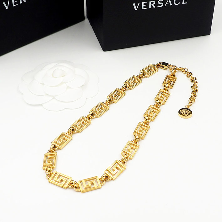 ヴェルサーチ アウトレット店舗 VERSACE ヴェルサーチ ベルサーチ グレカマニア メドゥーサ チェーンネックレス 2701741 ヴェルサーチ ネックレス メンズ - 画像 (4)