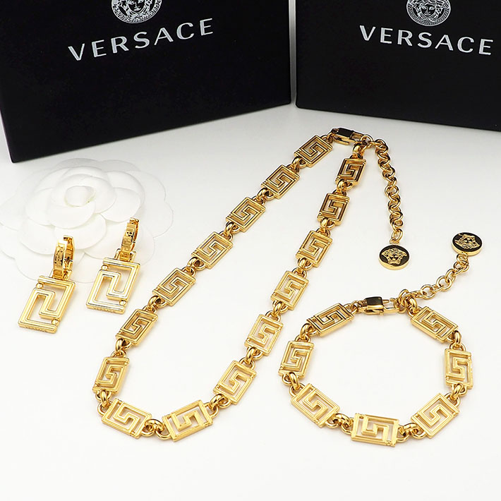 ヴェルサーチ アウトレット店舗 VERSACE ヴェルサーチ ベルサーチ グレカマニア メドゥーサ チェーンネックレス 2701741 ヴェルサーチ ネックレス メンズ - 画像 (2)