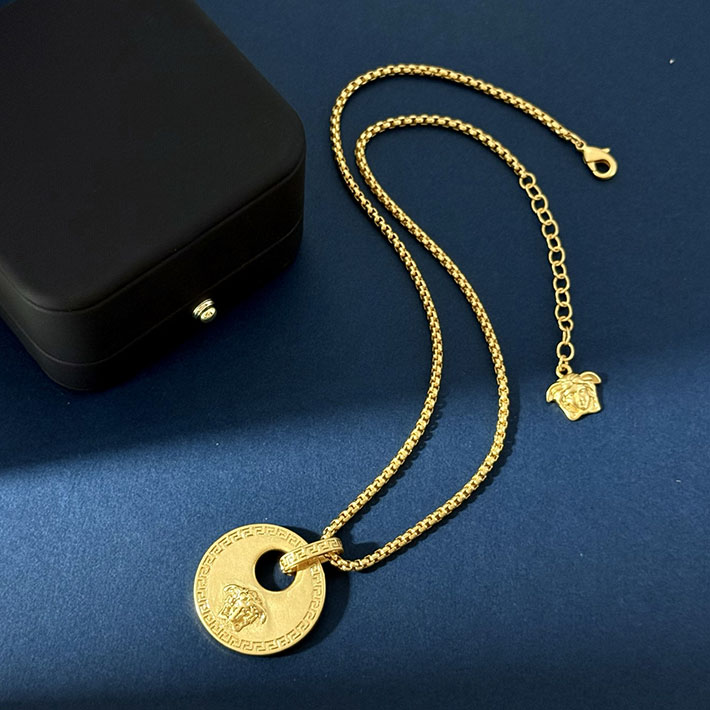 ヴェルサーチ アウトレット店舗 VERSACE ヴェルサーチ ネックレス ベルサーチ メドゥーサ ロゴ ゴールド 2701742 ヴェルサーチ ネックレス アウトレット - 画像 (4)
