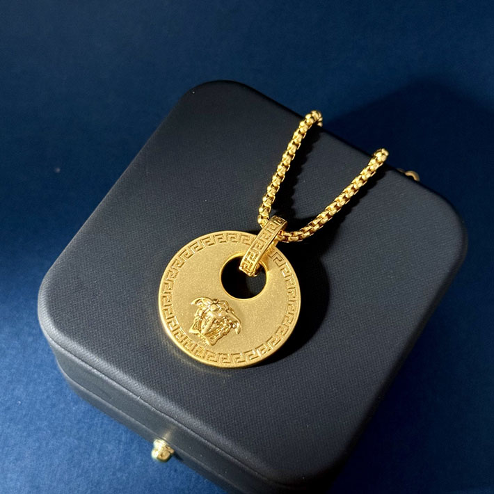 ヴェルサーチ アウトレット店舗 VERSACE ヴェルサーチ ネックレス ベルサーチ メドゥーサ ロゴ ゴールド 2701742 ヴェルサーチ ネックレス アウトレット - 画像 (2)