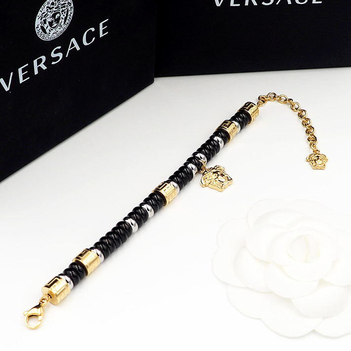 ヴェルサーチ アウトレット店舗 VERSACE ヴェルサーチ メデューサチャーム付き ビーズ ブレスレット 2701744 ヴェルサーチ ブレスレット メデューサ - 画像 (8)