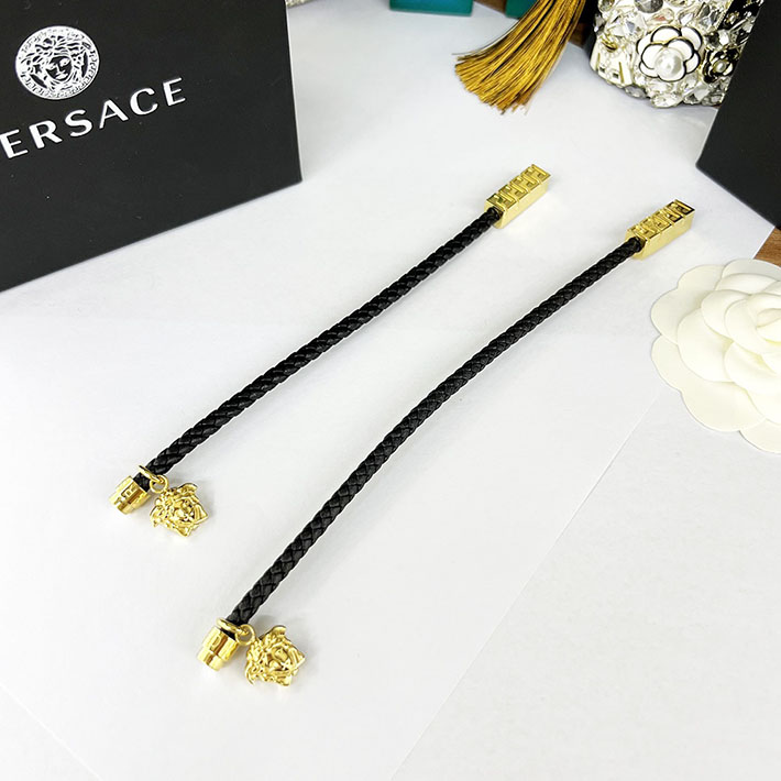 ヴェルサーチ アウトレット店舗 VERSACE ヴェルサーチ ブレスレット メドゥーサ ブレイド レザー 2701746 ヴェルサーチ ブレスレット ゴールド - 画像 (8)